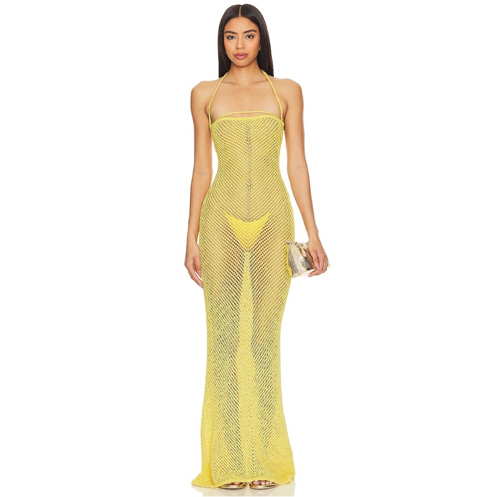 NWOT REVOLVE x Bananhot Amelia Dress In Yellow